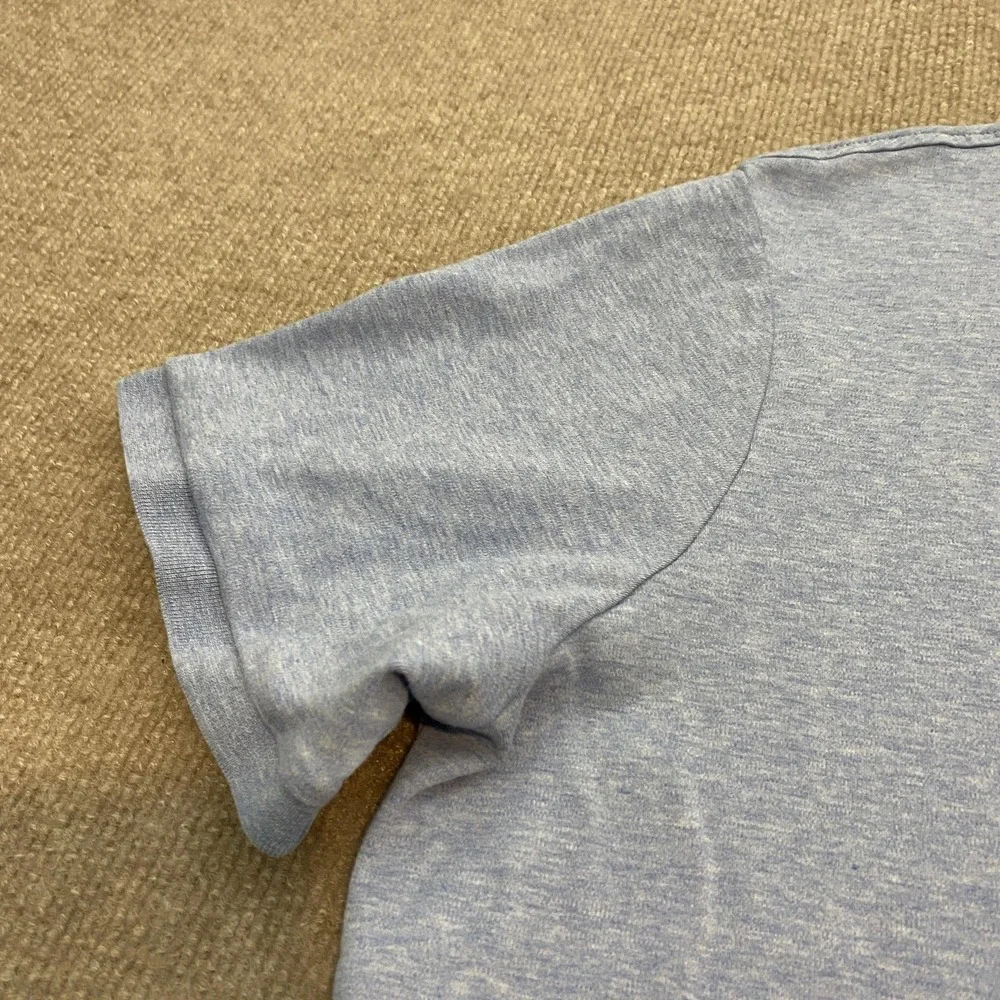 Polo Ralph Lauren Polo Shirt Mens XL Blue Heather Classic Fit Cotton Logo 90s